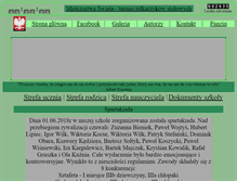 Tablet Screenshot of gimnazjum.tuczepy.pl